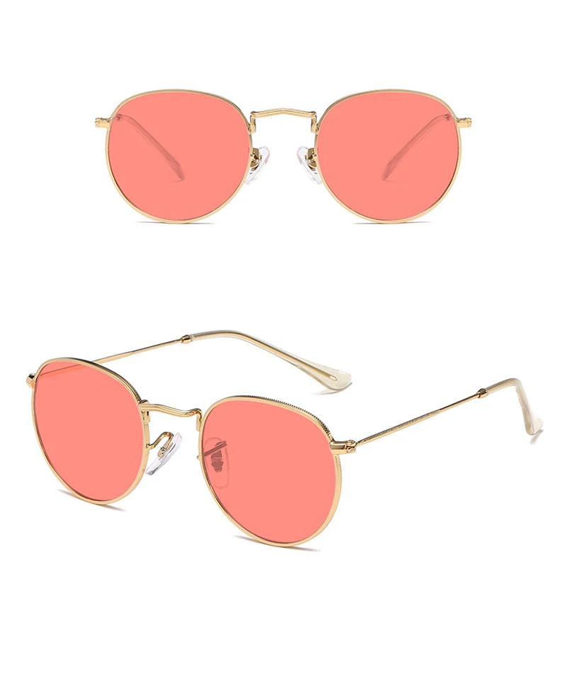 Kachawoo мужские ретро солнцезащитные очки в металлической оправе золотисто-синие зеркальные солнцезащитные очки для женщин унисекс UV400