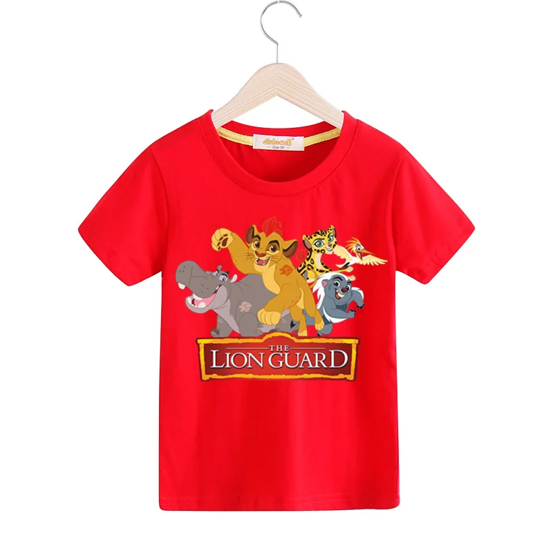 Child Boy Girl Summer T-shirts Tee Tops Kids Cute Cartoon The Lion King Simba Print Clothes Baby Cotton Casual Tshirt 2019 TX180 (7)