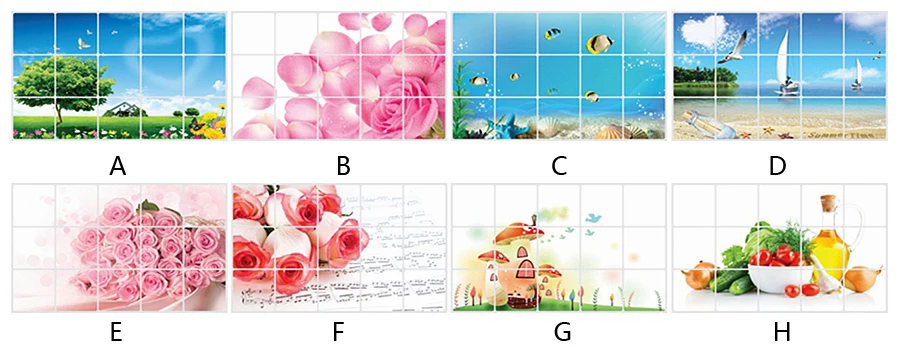 Креативный кухонный декор, маслостойкая наклейка, термостойкая алюминиевая фольга, съемная настенная плитка, наклейка на стену, s художественные наклейки
