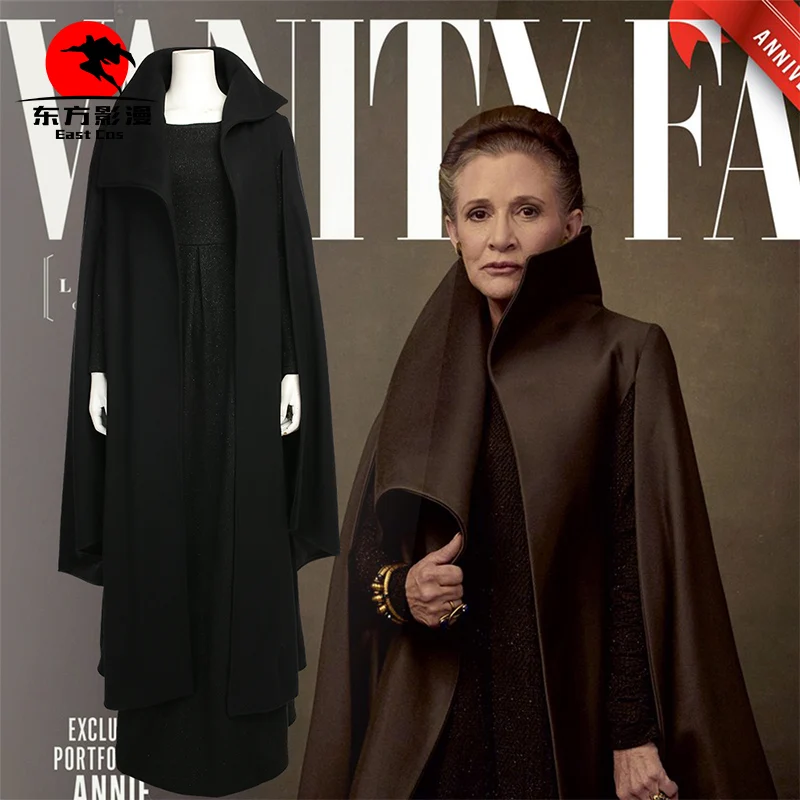 

[DHL] Customize 2017 Movie Star Wars: The Last Jedi Leia Organa Solo Cosplay Costume For Women Halloween Party Free Shipping