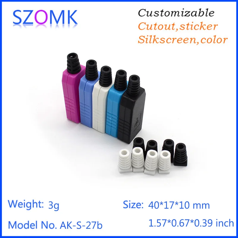 

1 piece free 40x17x10mm usb plastic enclosure abs instrument handheld case abs plastic electronics box cabinet suppliers