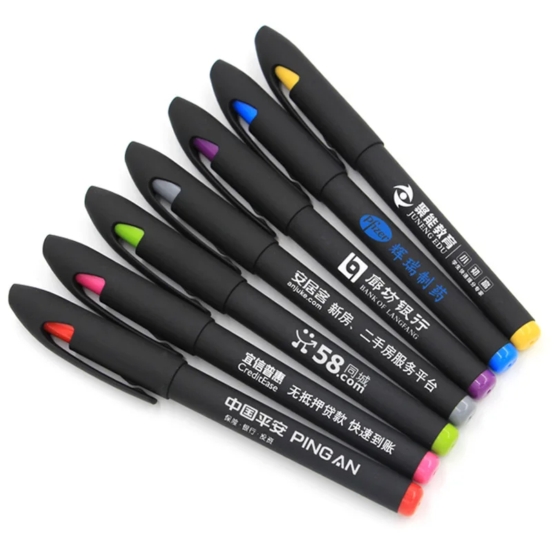 Milímetros de Tinta Preta Set Tinta Gel Caneta Promocional Logotipo Personalizado Publicidade Atacado 0.5 1000 Pçs - 7 0.5 milímetros de Tinta Preta 1000 pçsset