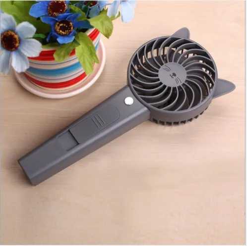 Smart Mist Fan Cute Cartoon Fan Lovely Battery Fan (1)