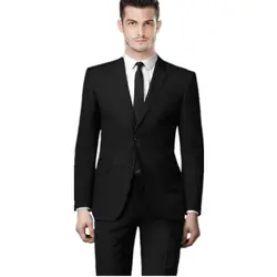 Jbersee 2 предмета Slim Fit Костюмы Для мужчин 2017 Для мужчин S Костюмы Бизнес свадебный смокинг жениха Куртки и Брюки для девочек мужской костюм