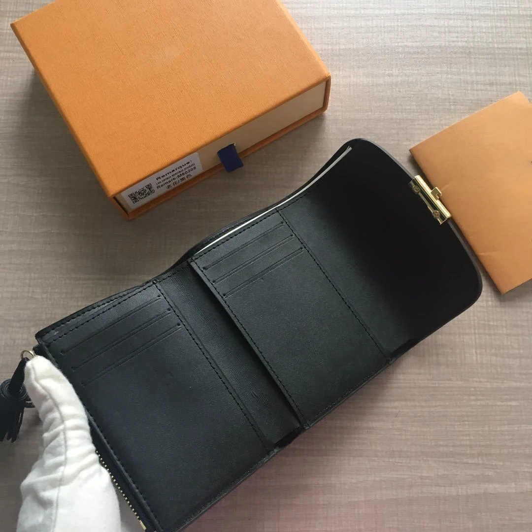 

Top Promotion Genuine Leather Women Floral Hasp Standard Wallets Polyester Brand Luxury Wallet 2019 Long And Credit Card Bag
