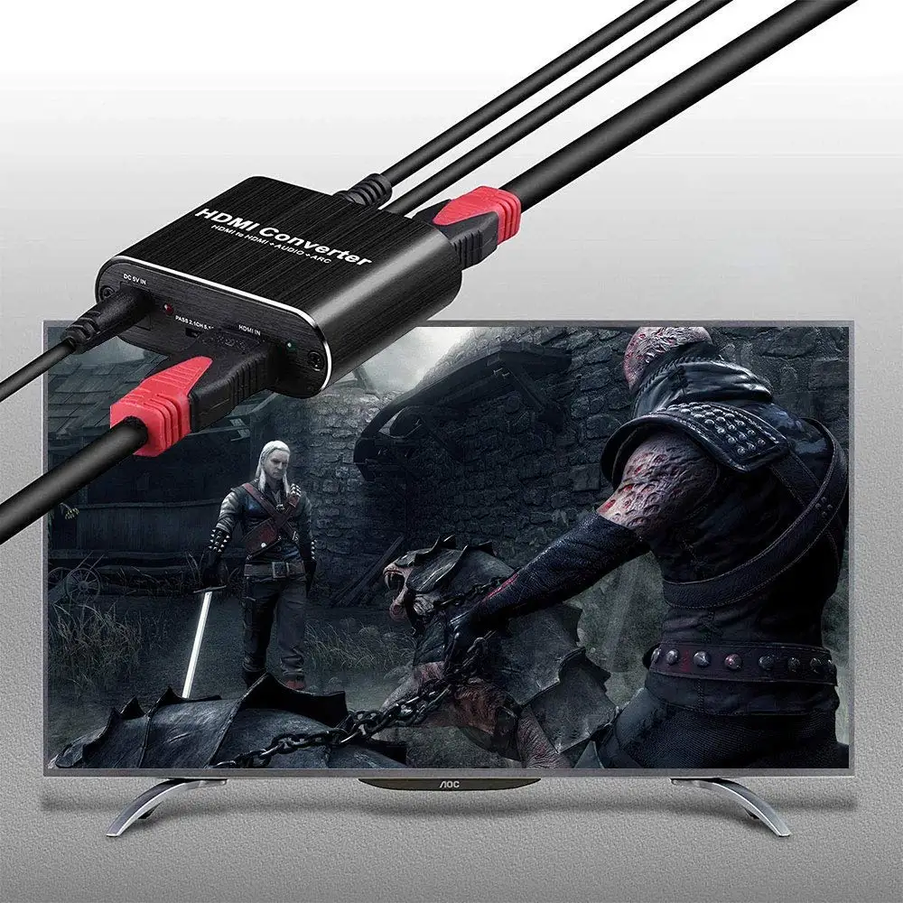 4K HDMI аудио экстрактор ARC 5,1 CH 4K HDMI к HDMI аудио экстрактор поддержка TOSLINK 3,5 мм ARC HDMI аудио экстрактор сплиттер