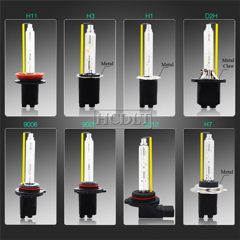 HCDLT 55W 5500K D2H Xenon HID Headlight Kit 12V Car Light Fast Start Ballast 55W Xenon H1 H3 H11 HB3 HB4 9012 H7 HID Bulb Kit (7)