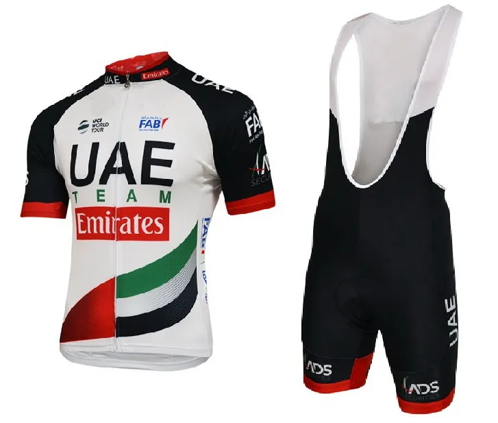 2018 UAE TEAM Emirates 3 Design Men's Cycling Jersey Short Sleeve
