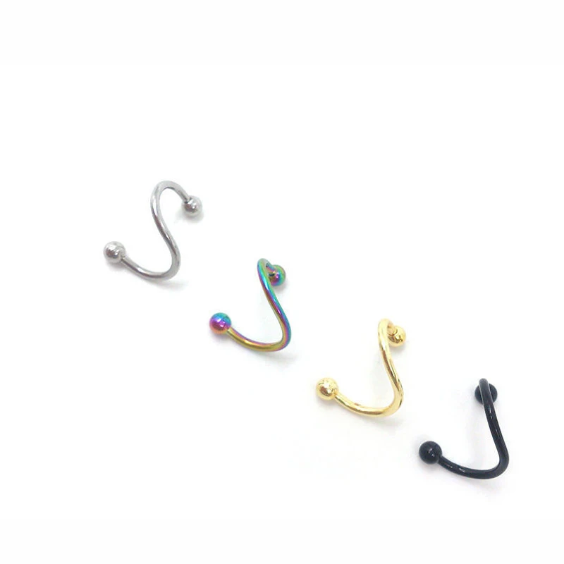 Кольцо для пирсинга из нержавеющей стали 4 шт./компл.|jewelry ring display|ring pearring box jewelry |