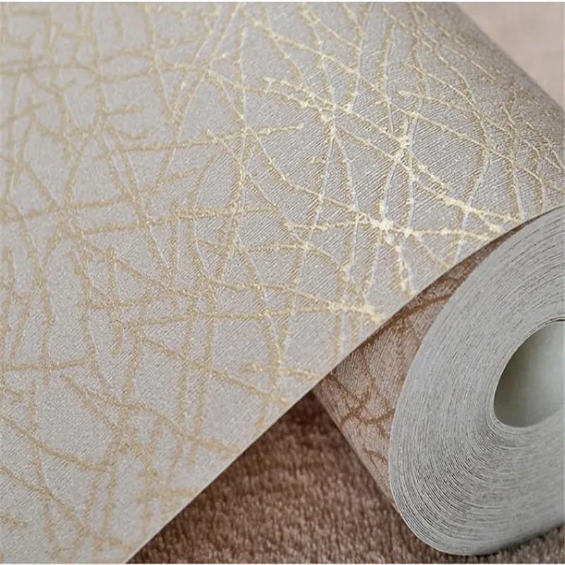 PVC Vinyl Wallpapers Rolls Geometric Stripes Wallpapers for Living Room Bedroom Modern Textured Metal Wall Papers Home Decor PVC Vinyl Wallpapers Rolls Geometric Stripes Wallpapers for Living Room Bedroom Modern Textured Metal Wall Papers Home Decor