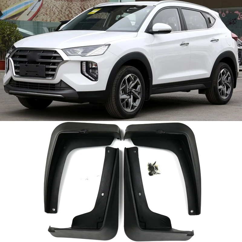 

Set Molded Mud Flaps For Hyundai Tucson TL 2015 - 2019 Mudflap Splash Guards Mudguard Fender Front Rear 2016 2017 2018