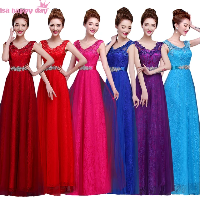 Hot Pink Bridesmaid Dresses
