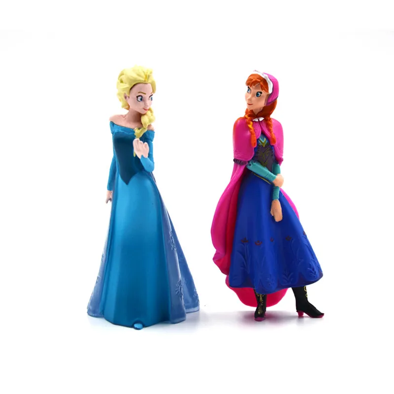 Disney Hot Toys For Kid Fashion Frozen 5 Pcs Set Action Figures Princess Elsa Anna Prince Anime Figures Juguetes Ty064