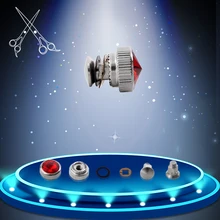 2 компл./лот винты с красным горным хрусталем, ножницы, полный набор, ножницы для стрижки волос, аксессуар, винт Tornillo Parafuso Para Barberia