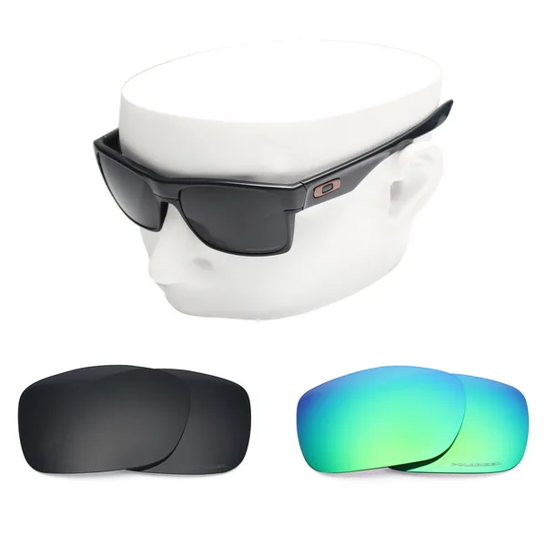 Black and Green OOWLIT Анти-Царапины Сменные линзы для-солнцезащитные очки Oakley TwoFace OO9189 травления поляризованных солнцезащитных очков - Цвет линз: Black and Green