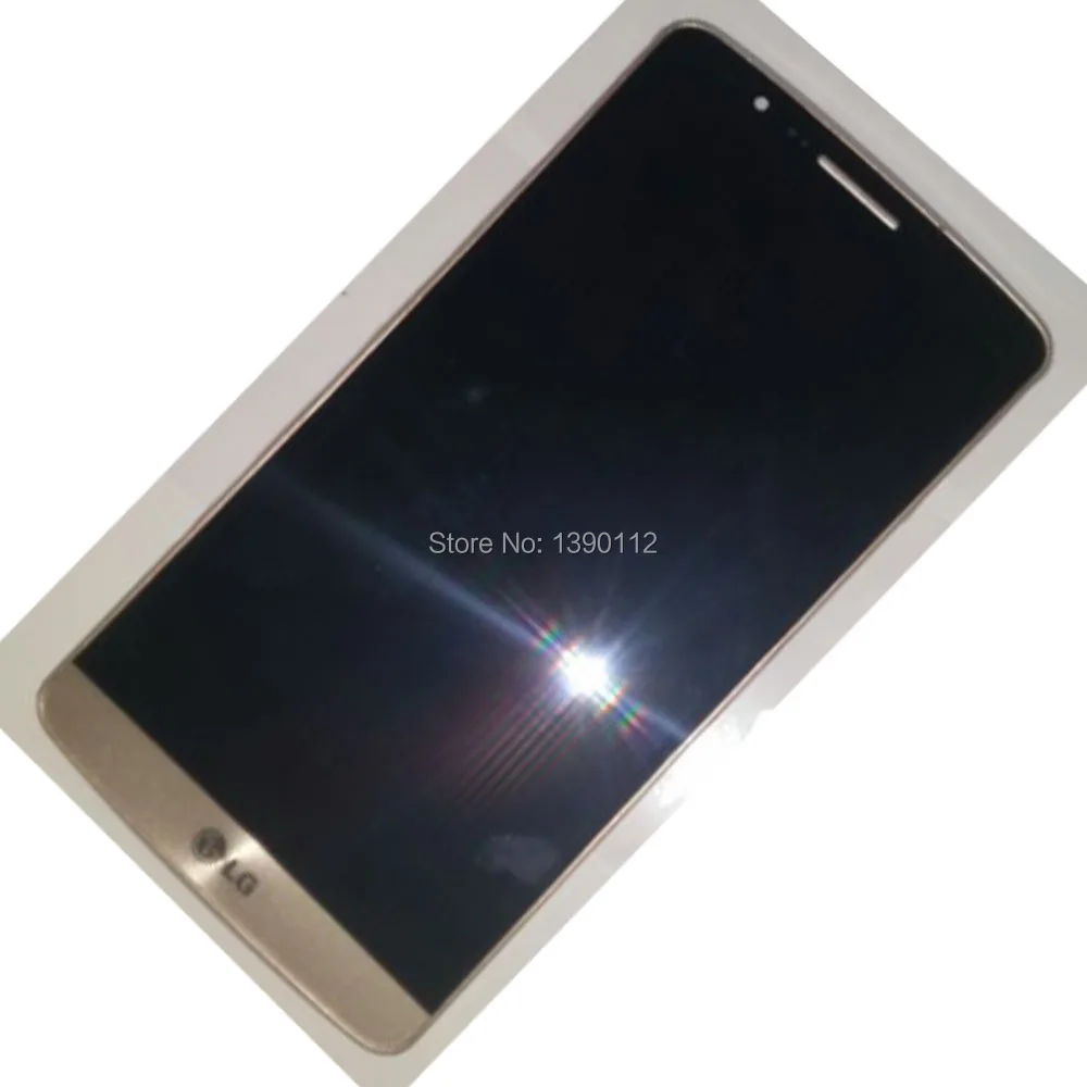 

Original LCD Digitizer Touch Screen Assembly with Frame For LG G3 D855 Gold