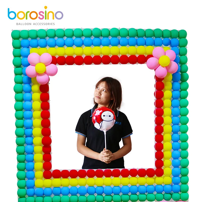 

Borosino Free Shipping Party Decoration Balloon Wall Grid Various Balloon Mesh
