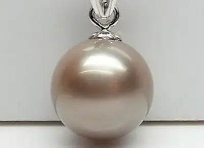 

PERFECT ROUND AAA 12MM SOUTH SEA NATURAL GOLD LAVENDER LOOSE PEARL PENDANT