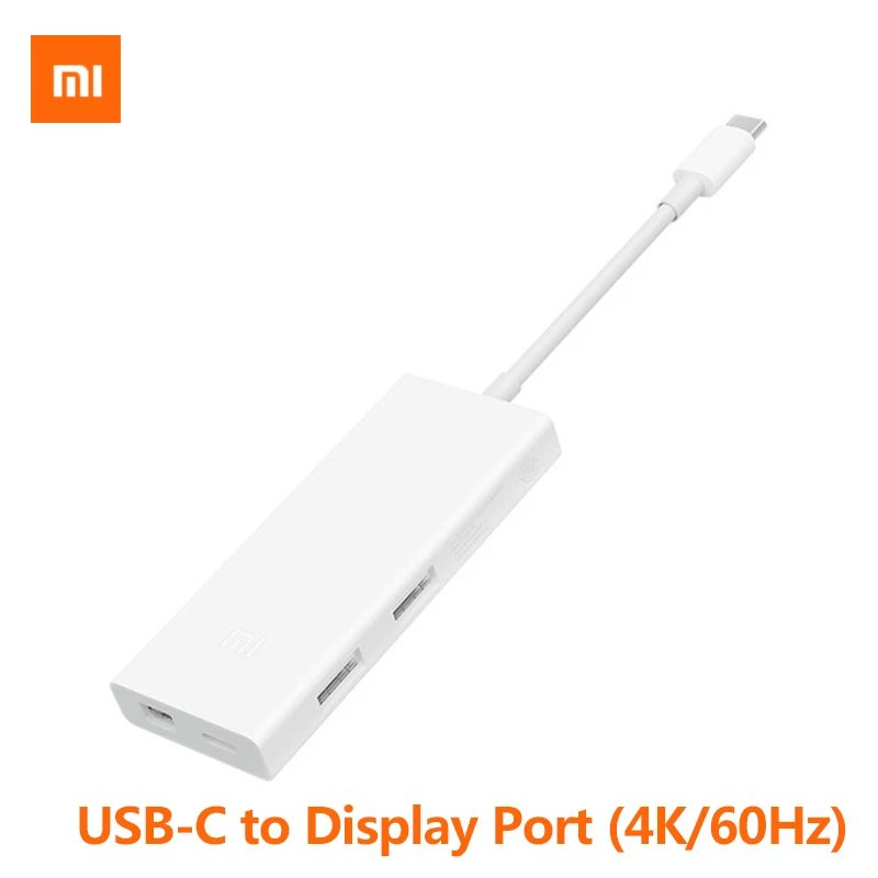 

Original Xiaomi USB-C to Mini DisplayPort Multi-function Adapter Cable 4K HD Smart Charger For Macbook Mi Laptop Tablet Type-C