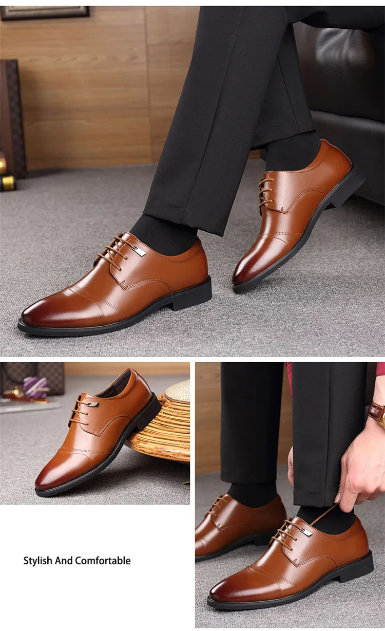 Merkmak/Мужские модельные туфли; Туфли-оксфорды из натуральной кожи с перфорацией; официальные мужские свадебные туфли-броги; деловая кожаная обувь