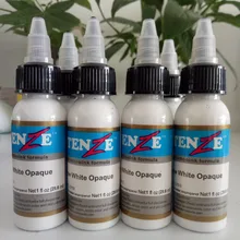 10 шт татуировки профессиональные чернила для татуажа 1 унции 30 мл/бутылка белого цвета кроющий пигмент для тела художественное оборудование для тату