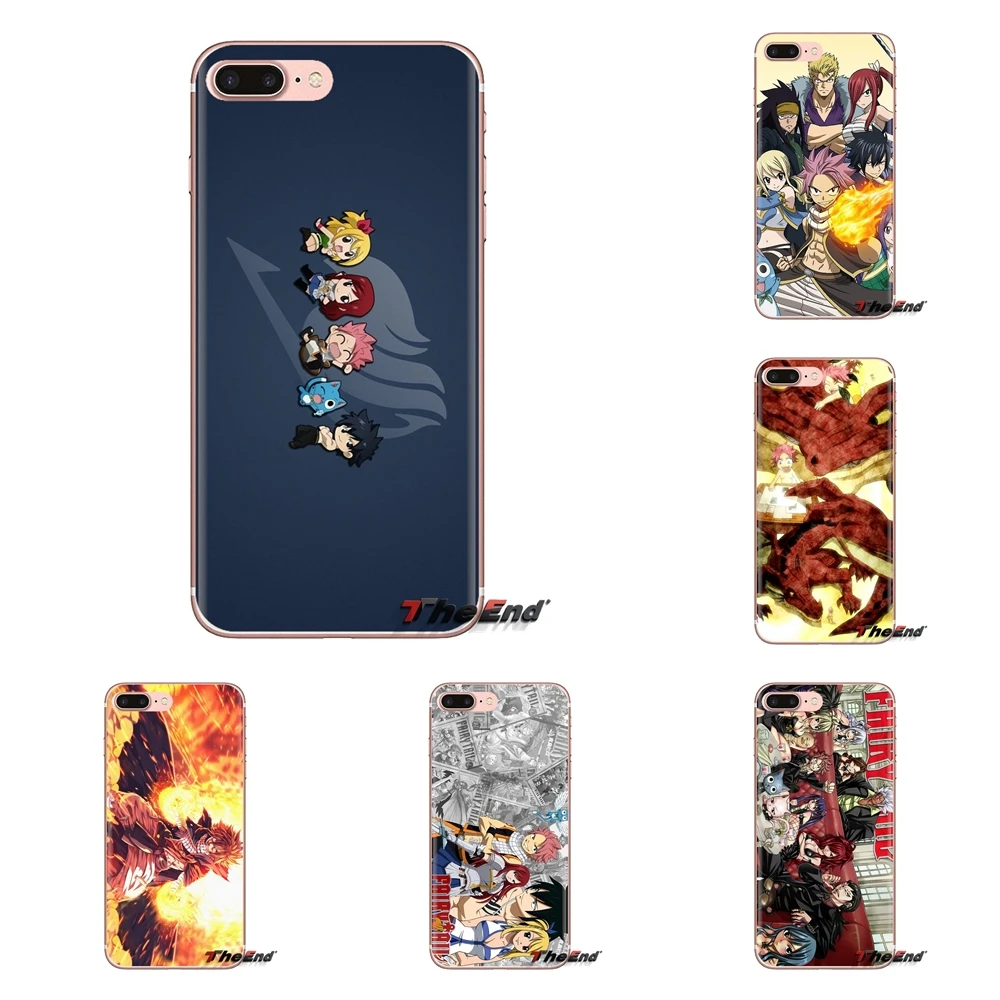 

fairytail anime Japanese Famous Art For Samsung Galaxy S3 S4 S5 Mini S6 S7 Edge S8 S9 S10 Plus Note 3 4 5 8 9 Silicone Cover Bag