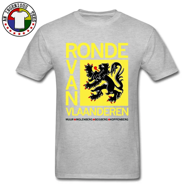 Men's Cool Tee Shirt Homme Tour of Flanders Logo T Shirts 100% Cotton Men T  Shirt Geek Tops Shirts 2019 Newest Designer|T-Shirts| - AliExpress