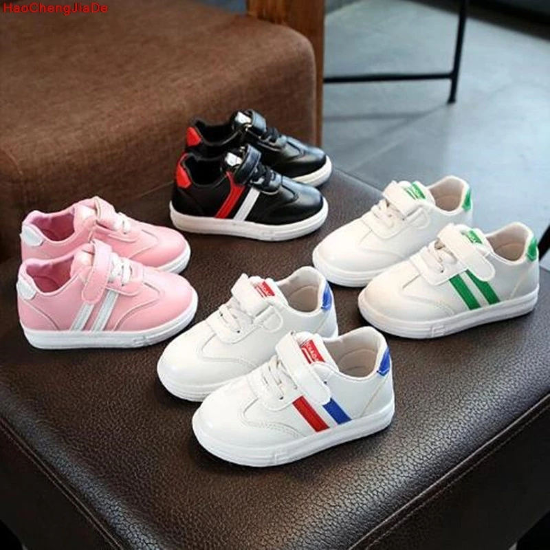 

HaoChengJiaDe Kids Sports Shoes Fashion Spring Child Shoes Flat Boys Girls Sneaker Breathable Soft Baby Boy Girl Sneakers Unisex