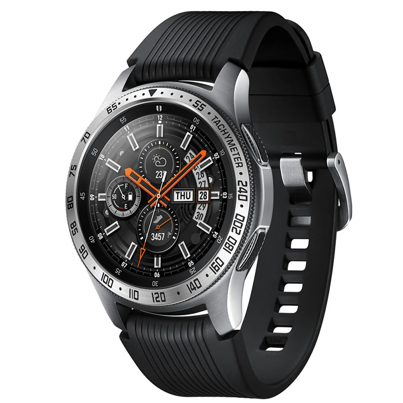 Стальные кольца Frontier аксессуар для samsung Galaxy Watch 46 мм ТПУ Циферблат калибровки
