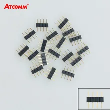 4 контактный разъем RGB LED для SMD 5050 3528 Светодиодная лента 10 шт./лот|