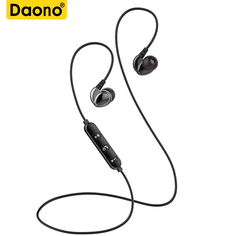 

DAONO T2 wireless sports headphones Bluetooth 4.1 in-ear headset gamer sweatproof earphones running noise cancelling earbuds