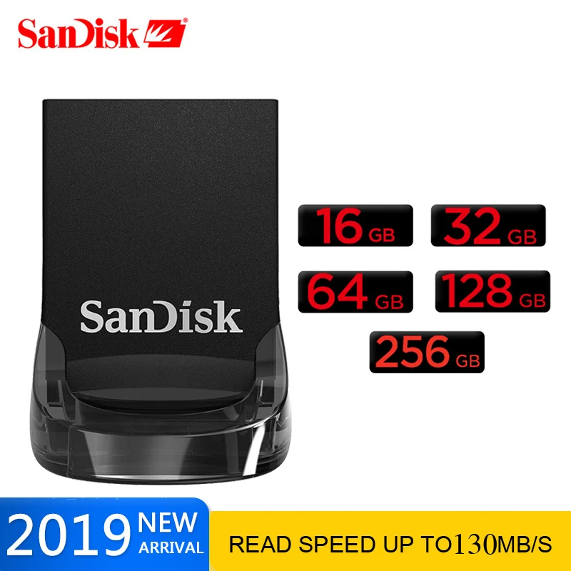 Sandisk mini usb 3,1 флеш-накопитель 256G 128G 64G 32G высокоскоростной флеш-накопитель 16GB флеш-накопитель USB3.1 маленький u-диск