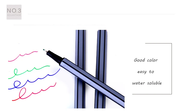 24 Вт, 30 Вт, 36 Цвет гелевая ручка тонколинейная ручка для рисования чернила на водной основе неоновые эскизный чертёж Цветной ручки рисовать тонкие школьные канцелярские принадлежности