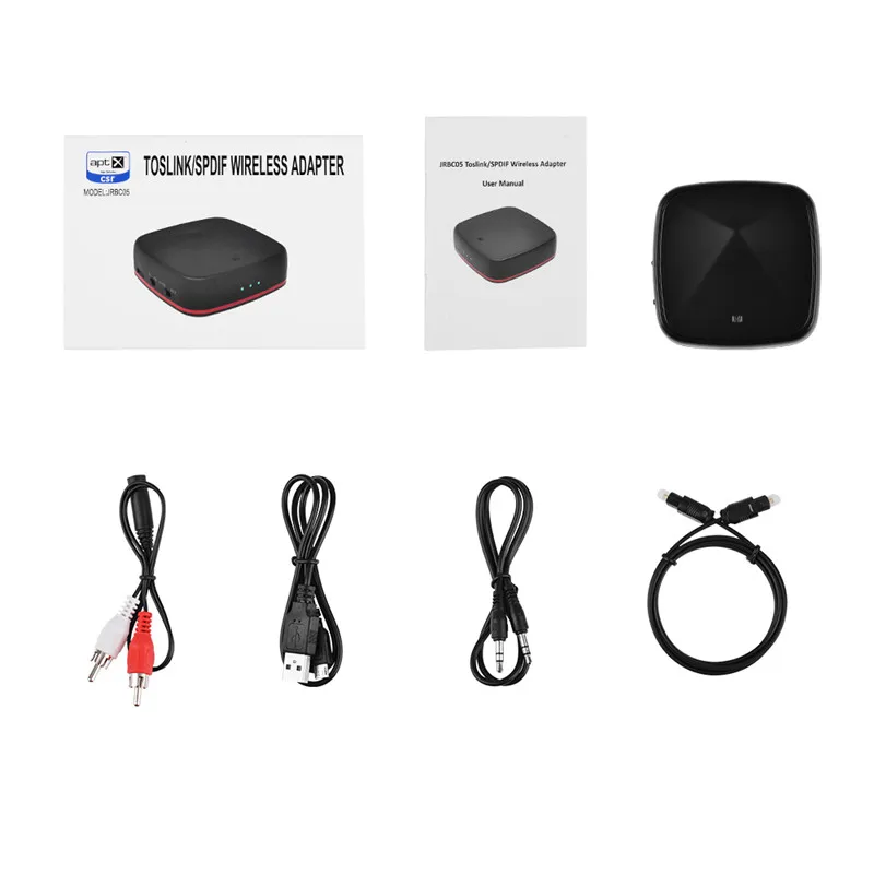 Bluetooth 5.0 Transmitter RCA Receiver CSR8675/8670 AptX LL HD 3.5mm Jack Aux SPDIF Wireless Adapter for TV Car Audio Receiver