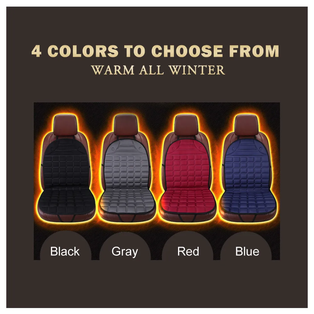 2019 новая многофункциональная черная Автомобильная подушка сиденья с подогревом