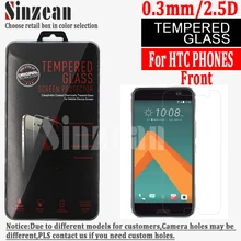 100 шт. для htc U12 жизни/Desire 12С/U11/U Ultra/U11 lite/плюс Защитная пленка для экрана из закаленного стекла Защитная пленка для 0,3 мм 2.5D с Розничная коробка