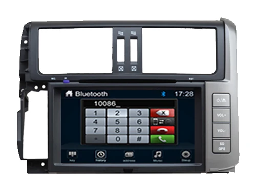 Wince 6 0 CAR DVD PLAYER Sunplus 8288T solution FOR toyota prado Autoradio stereo multimedia player