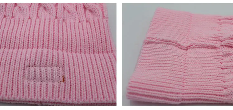 skullies beanies for kids fur ball cap winter hats children kidsboys girls pompom skullies beanies for kids (8)