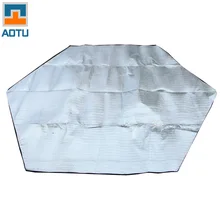 Гексагональный алюминиевый мембранный влагостойкий коврик для кемпинга, палатки, Открытый влагостойкий коврик для пикника AT6217