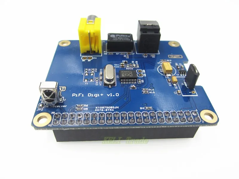 

Raspberry Pi HIFI DiGi Digital Sound Card I2S SPDIF expansion board Digital Chip for Raspberry Pi 2/B+/A+ support Raspberry pi 3
