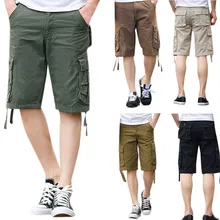 Новые шорты мужские новые стильные хлопковые мульти-комбинезоны с карманами шорты Модная одежда шорты мужские Spodenki Meskie