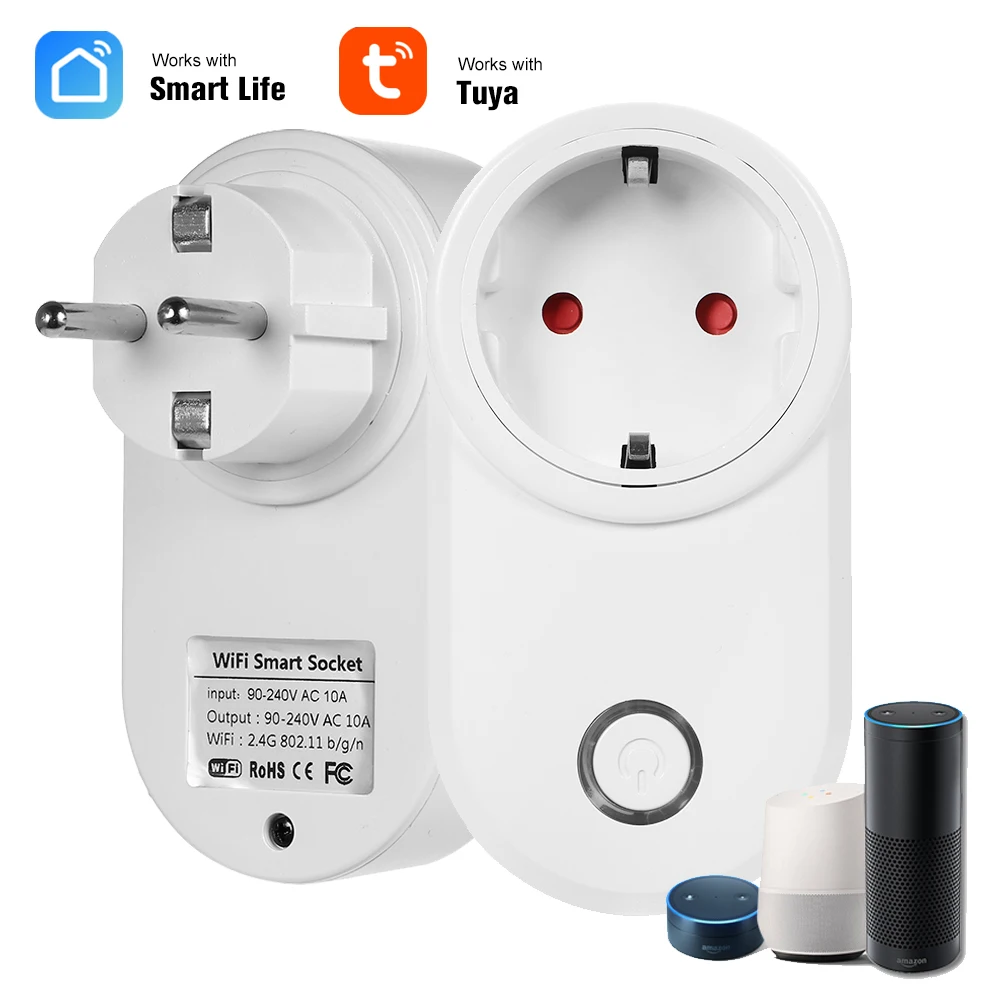 WIFI Smart Plug Power Socket Light Switch Outlet Timer EU UK US
