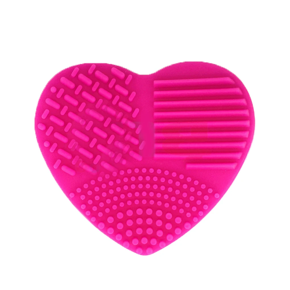 Foundation Makeup Brush Scrubber Board Silicone Makeup Brush Cleaner Pad Make Up Washing Brush Gel Cleaning Mat Hand Tool