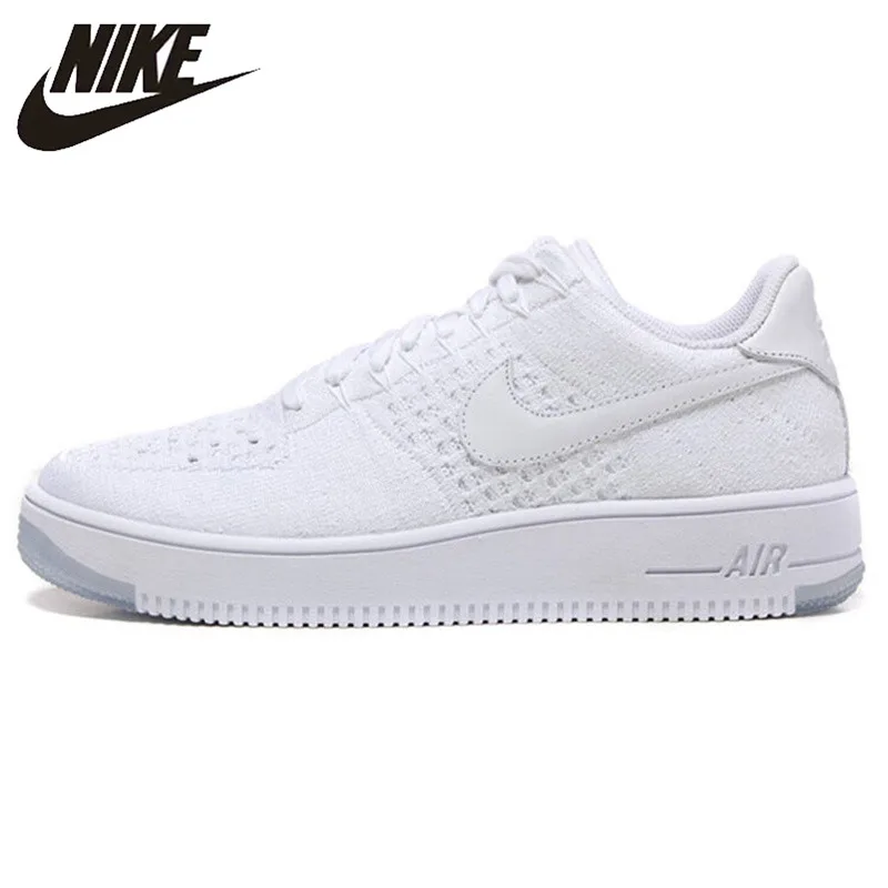 

NIKE Air Force 1 Men's Breathable Skateboarding Shoes Sport Sneakers Top Quality Athletic Designer Footwear 2018 New 817419-100
