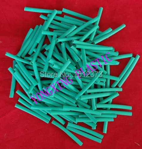 

500pcs /lot 3.5mm 4.5cm length pvc heat shrink tube ratio 2:1 sleeving