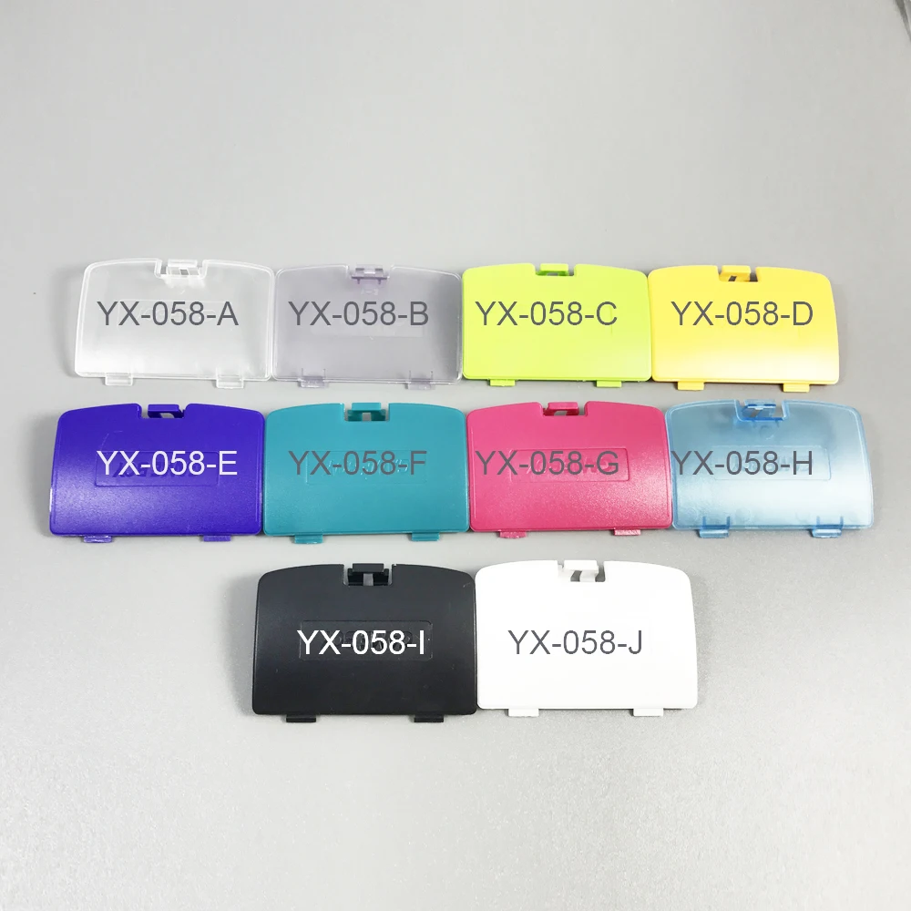 [11PC/ LOT] 10 Colors Optional For GBC game console For Gameboy Color battery cover shell case for OEM Game Consoles