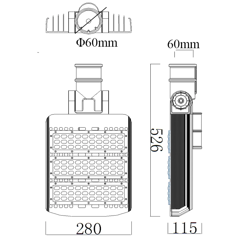 Рисунок 6 - Алюминиевый светодиодный уличный светильник