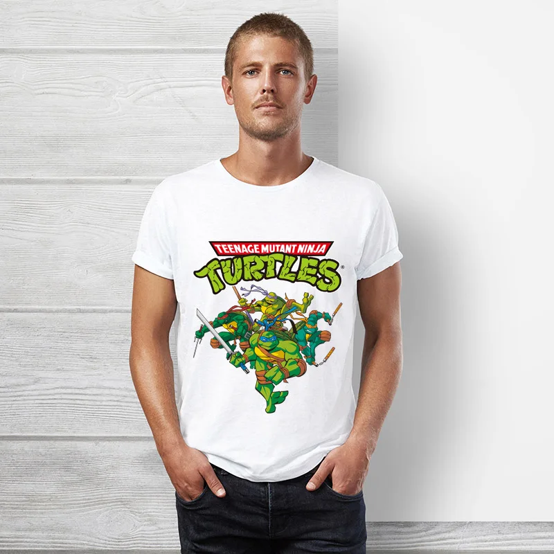 True reveler, хип-хоп футболка с супергероями черепашками, мужская летняя футболка с коротким рукавом из хлопка, футболка с ниндзя для мужчин, молодых студентов, топы, футболки - Цвет: S09