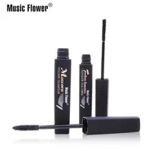 Music Flower волокна тушь для ресниц, чтобы крем Длинный натуральный объем Цвет макияж рост Большие Щипцы для завивки волос