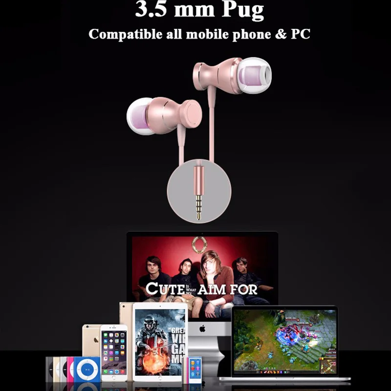 Earphone Headset Earpiece Headphone With Mic Earphones For Xiaomi A1 Redmi 3S 3 S 4 4A 4i 4X Mix Max 2 Note Case fone de ouvido (15)